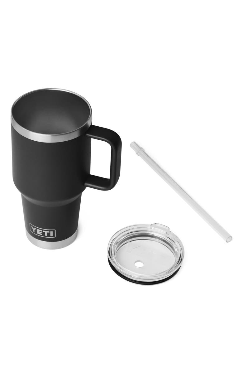 YETI Rambler 35-Ounce Straw Mug, Alternate, color, Black