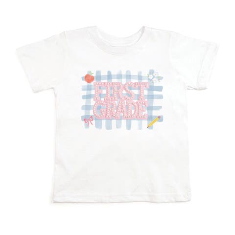 First Grade Pearl Patch Short Sleeve T-Shirt