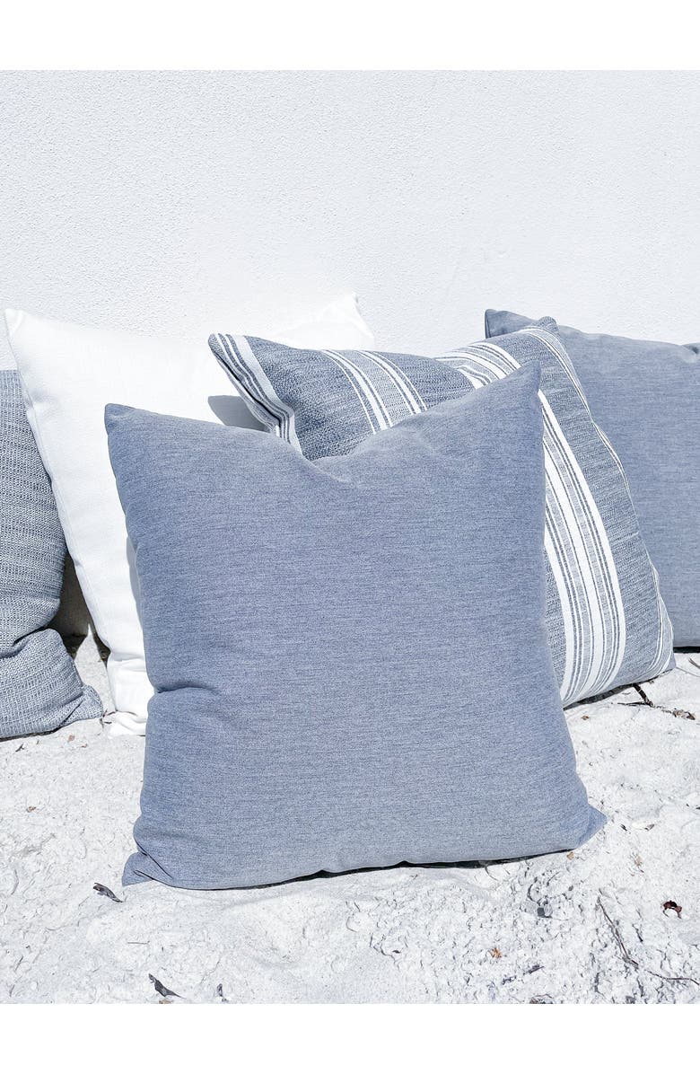 Anaya Essential Indoor Outdoor Pillow, Alternate, color, Blue