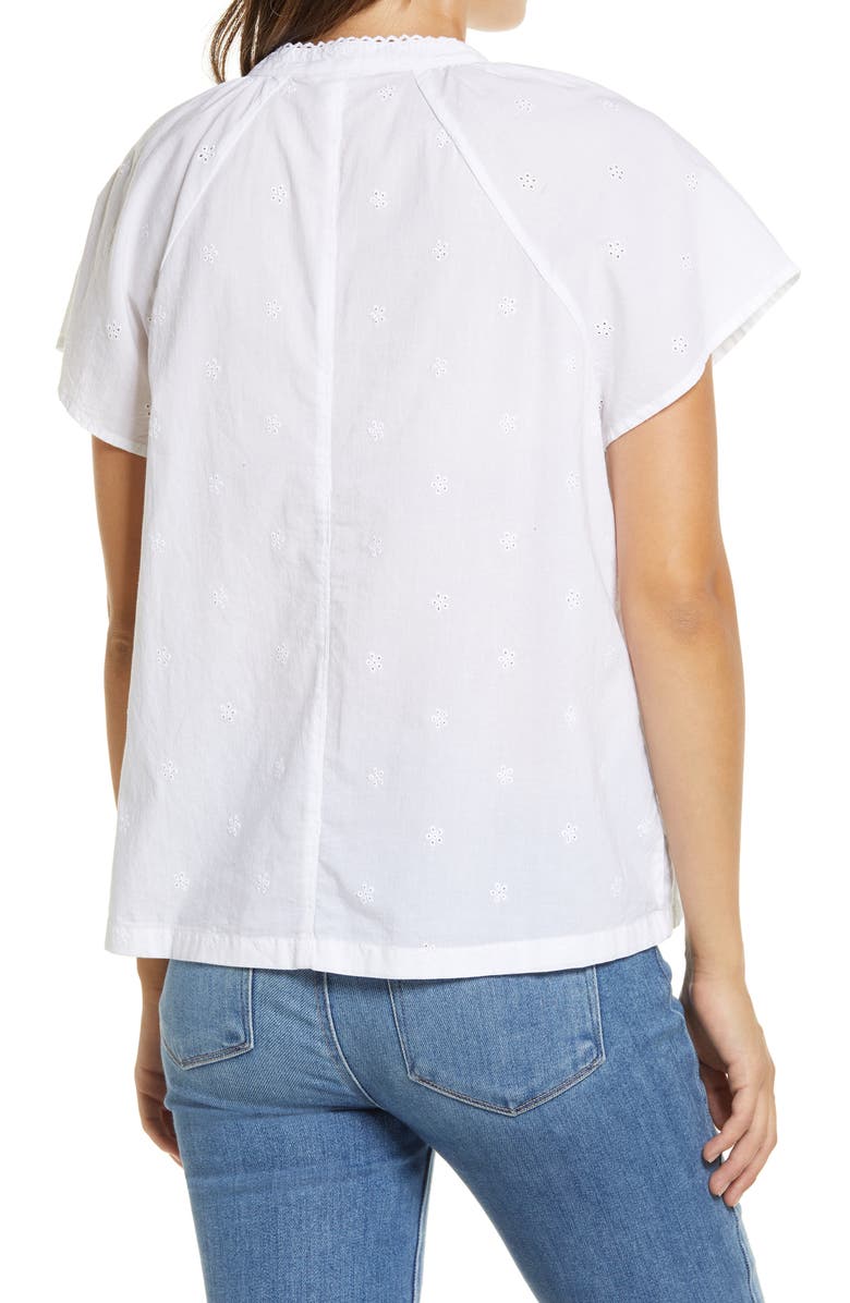 Caslon<sup>®</sup> Eyelet Tassel Top, Alternate, color,