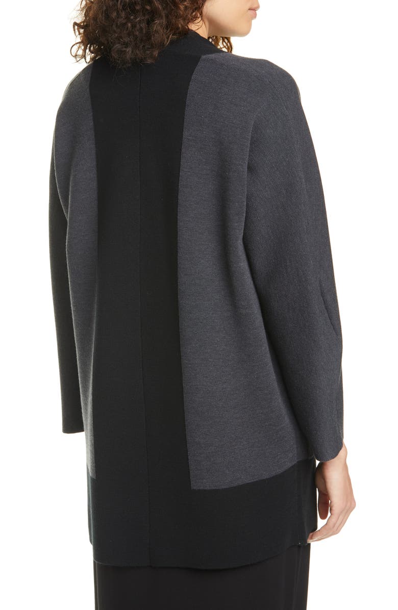 Eileen Fisher Merino Wool Cardigan, Alternate, color,