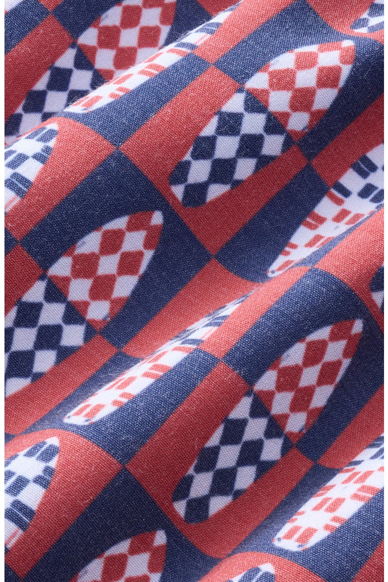 Kids' Bayberry Water Repellent Swim Trunks, Alternate, color, CHECKERED SURFBOARDS