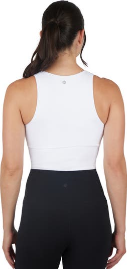 Seamless V-Neck Rib Crop Tank