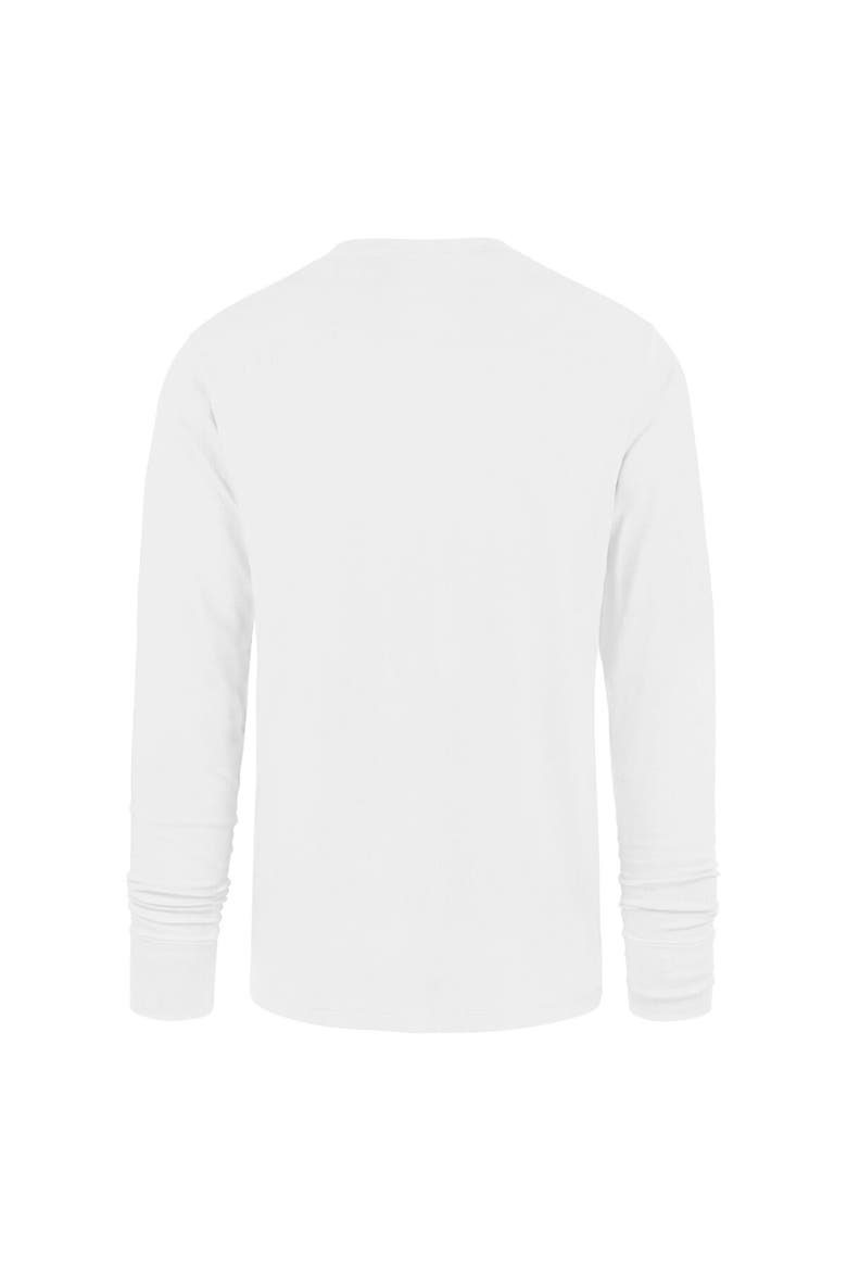 Men's '47 White Texas Rangers 2023 World Series Champions Local Playoff Franklin Long Sleeve T-Shirt, Alternate, color, White