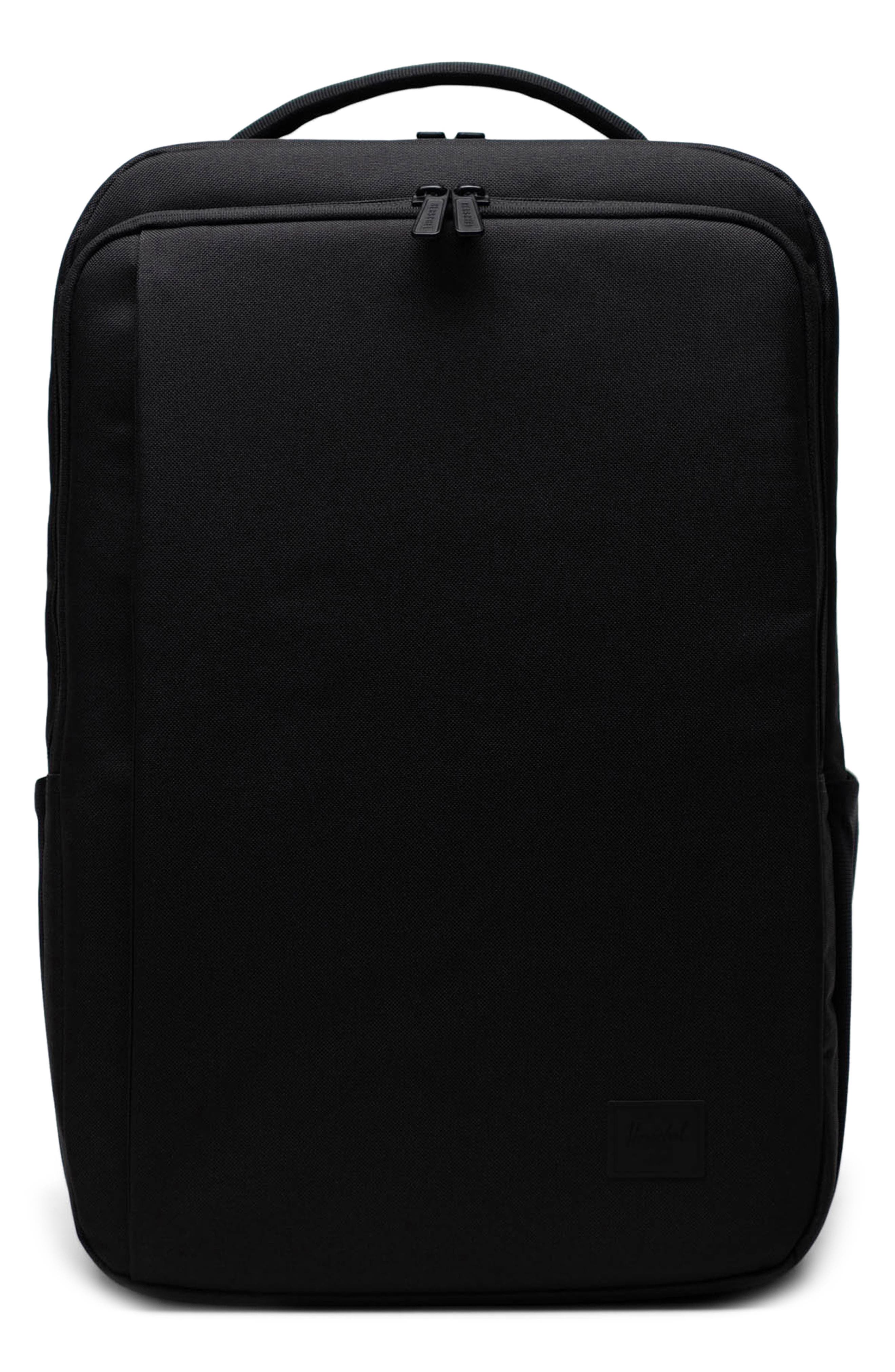 Herschel Supply Co. Kaslo Recycled Polyester Tech Backpack, Main, color, Black