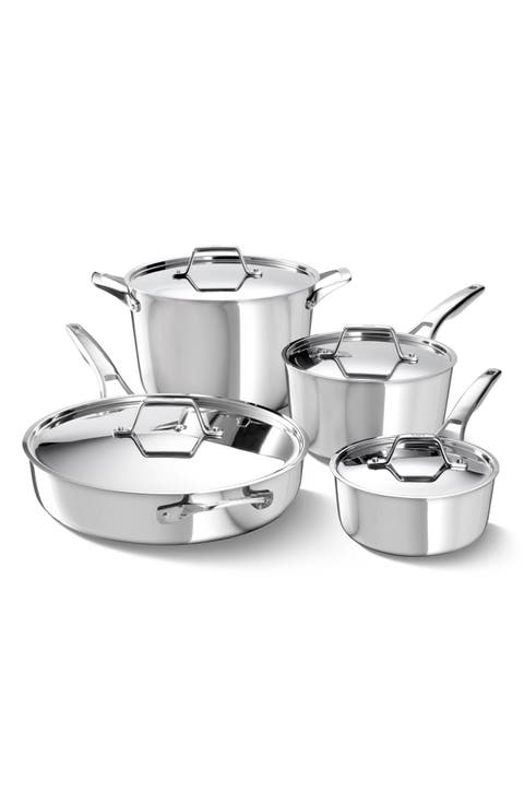 Premier Stainless Steel 8-Piece Cookware Set