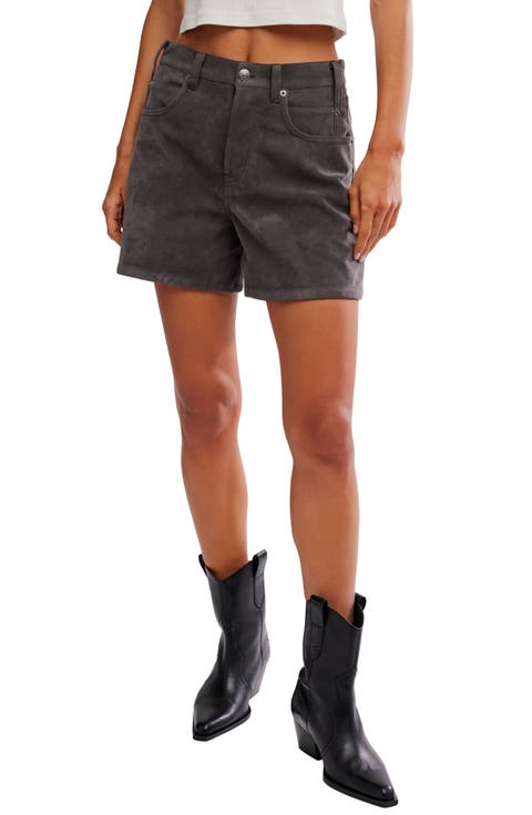 Tippi Faux Suede Shorts