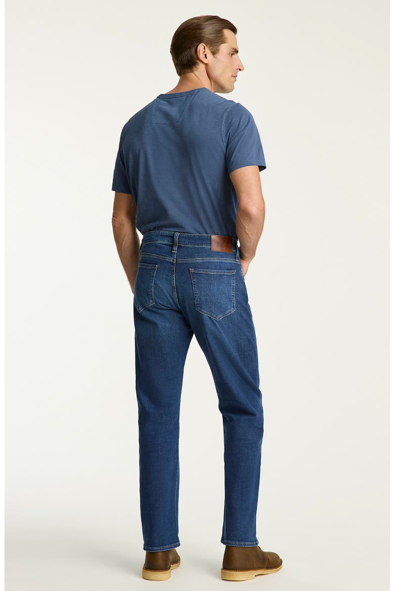 Camino Mid Rise Relaxed Straight Leg Jeans, Alternate, color, DARK VINTAGE