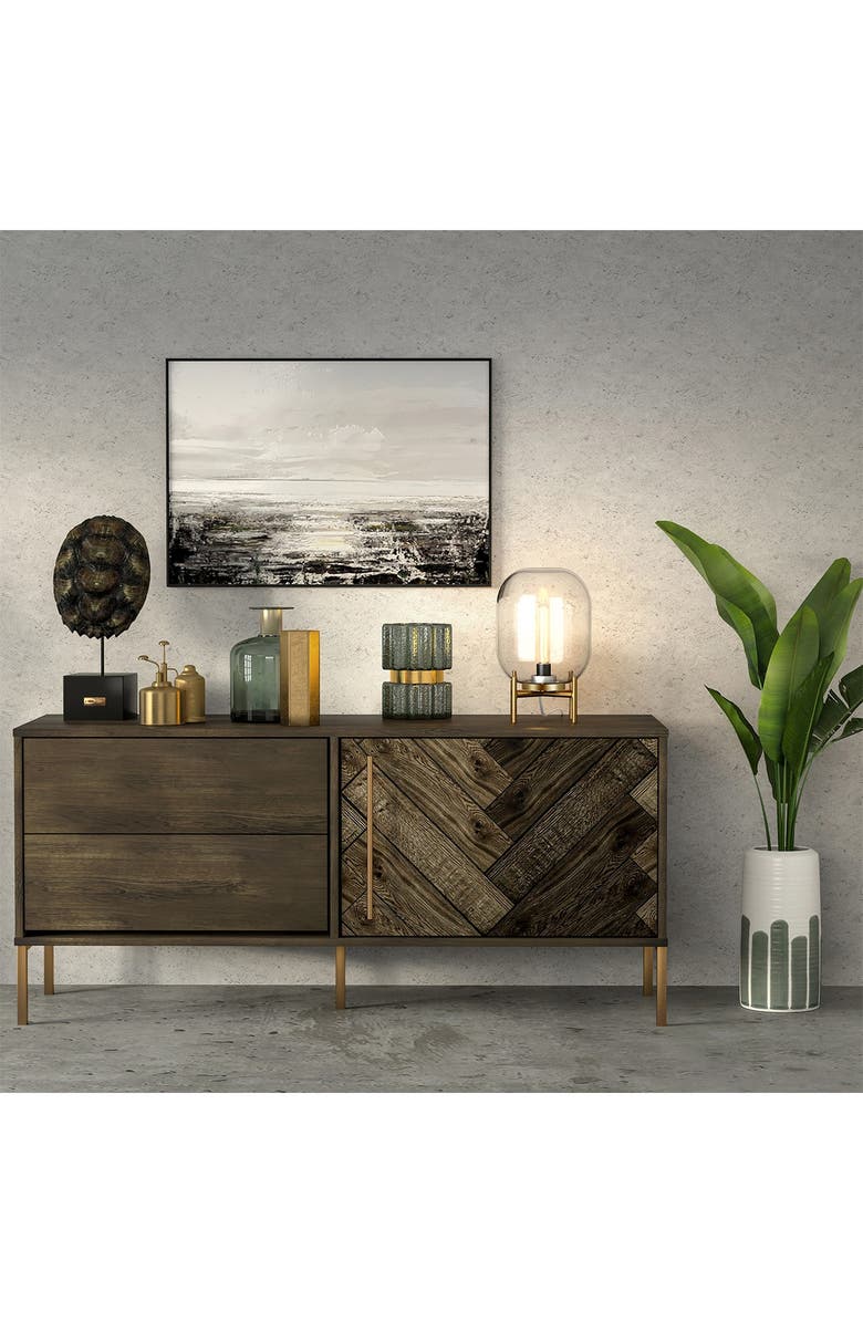 ADDISON AND LANE Edison Glass and Brass Table Lamp, Alternate, color, 