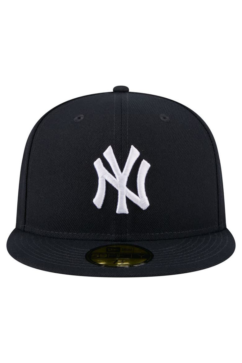 Men's New Era Navy New York Yankees Run Mascot 59FIFTY Fitted Hat, Alternate, color, Navy