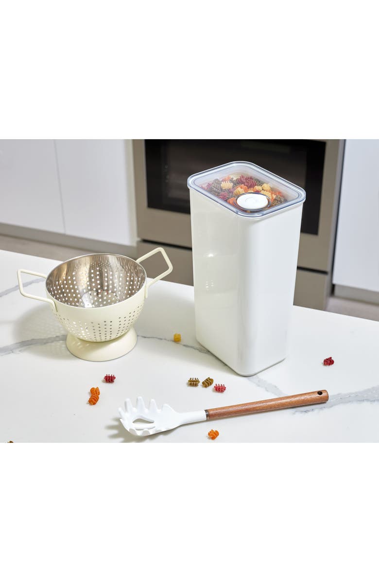 iDesign Extra Large Canister with Removable Pour Cap - Set of 2 - White, Alternate, color, White