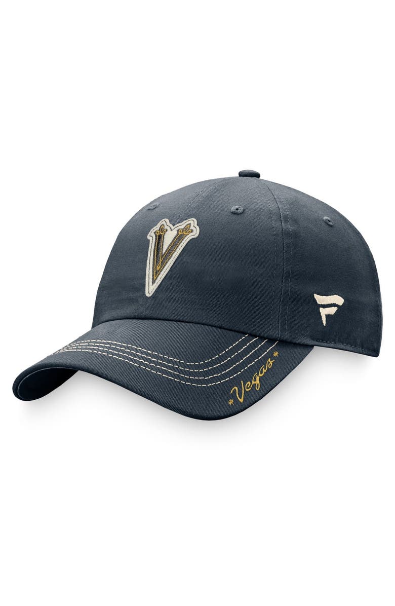 FANATICS Women's Fanatics Branded Vegas Golden Knights Charcoal 2024 NHL Winter Classic Adjustable Hat, Main, color, 