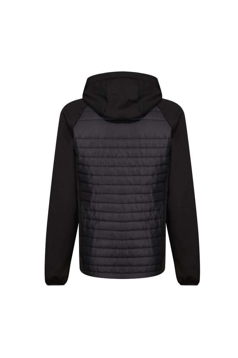 Navigate Quilted Hybrid Jacket, Alternate, color, Black and Seal Grey