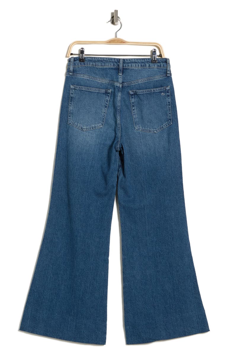 rag & bone Stormy High Waist Flare Leg Jeans, Alternate, color, Milton