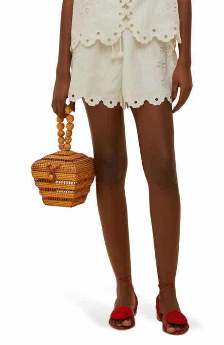 FARM Rio Flowers Richelieu Euroflax™ Premium Linen Shorts