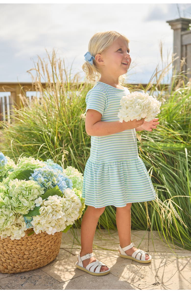 Little English Kids' Katie Dress, Alternate, color, Greenview Stripe