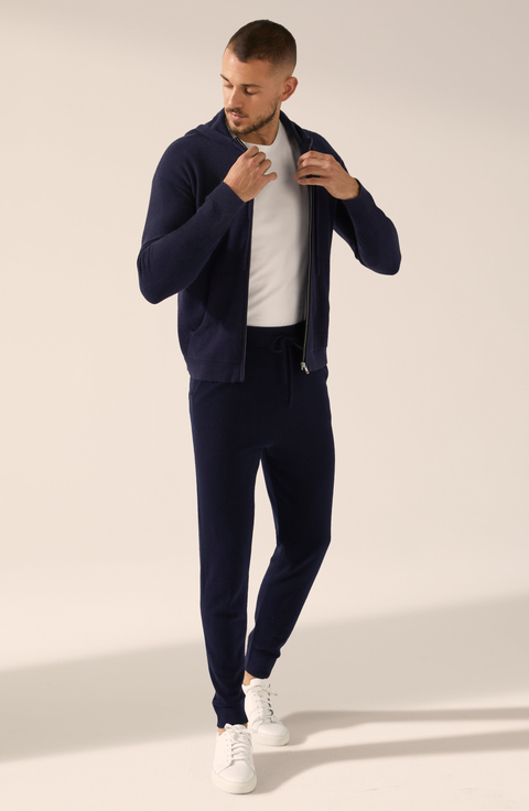 Tyler Cashmere Zip Hoodie