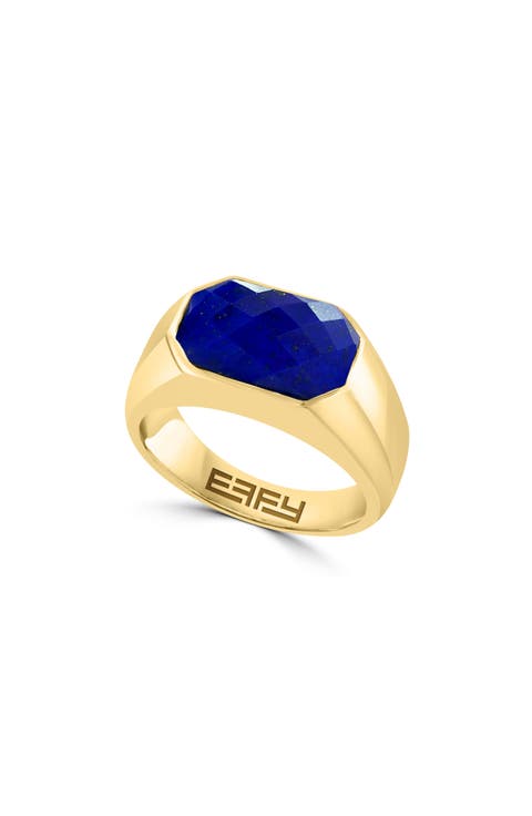 Men's Lapis Lazuli Signet Ring