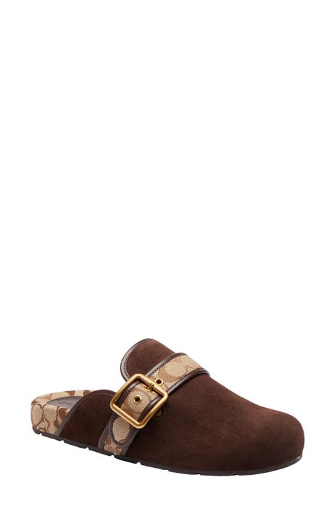 Archival Buckle Leather Clog