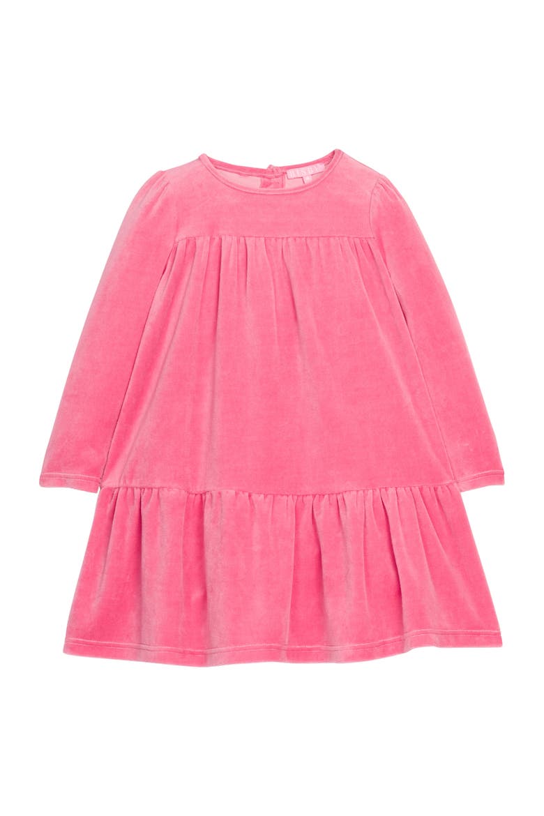 Kids' Velour Lisle Dress, Main, color, Tulip Velour