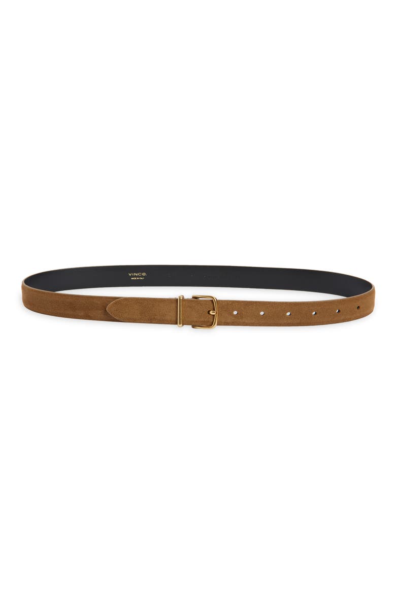 Suede Belt, Main, color, ELMWOOD