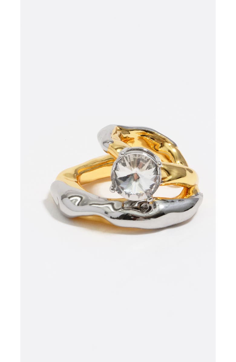 Bimba y Lola Two-Tone Textured Ear Cuff Earring, Alternate, color, 