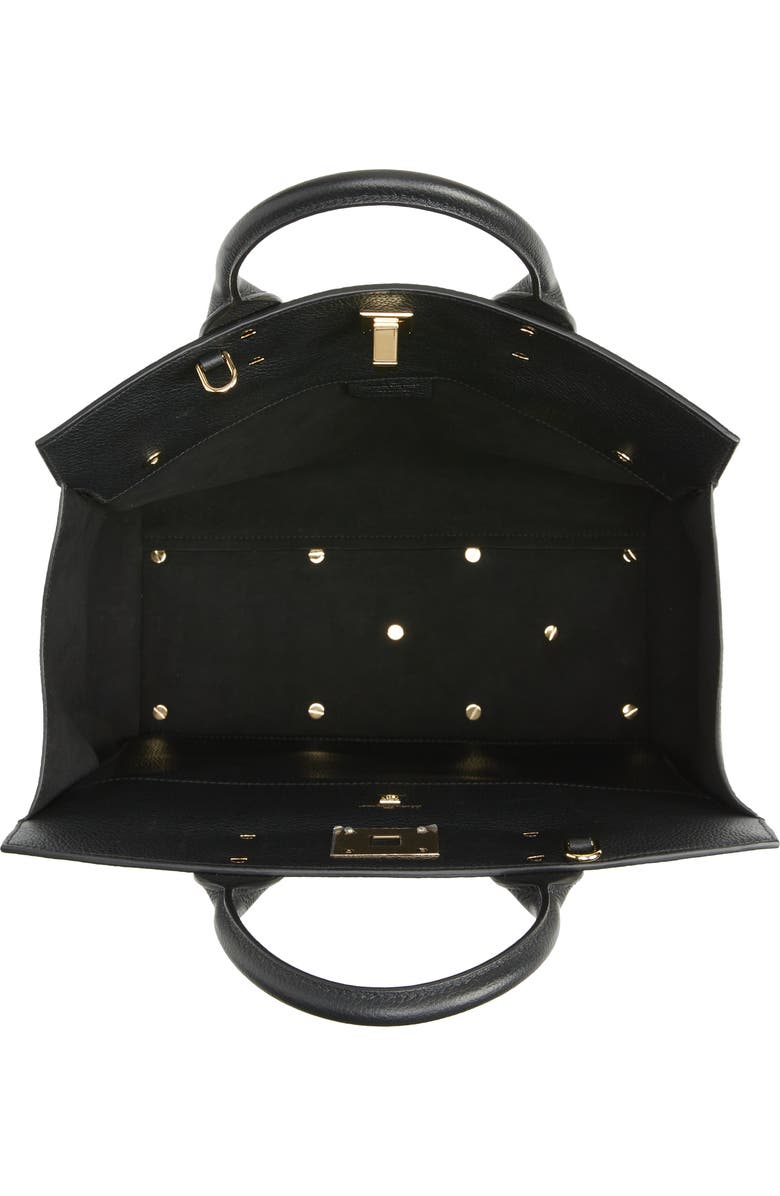 FERRAGAMO The Studio Soft Large Leather Top-Handle Bag, Alternate, color,