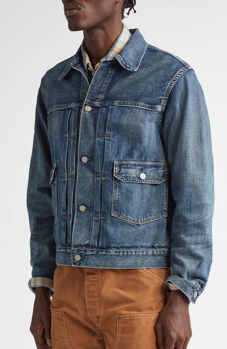 Double RL Type 2 Roughout Denim Trucker Jacket | Nordstrom