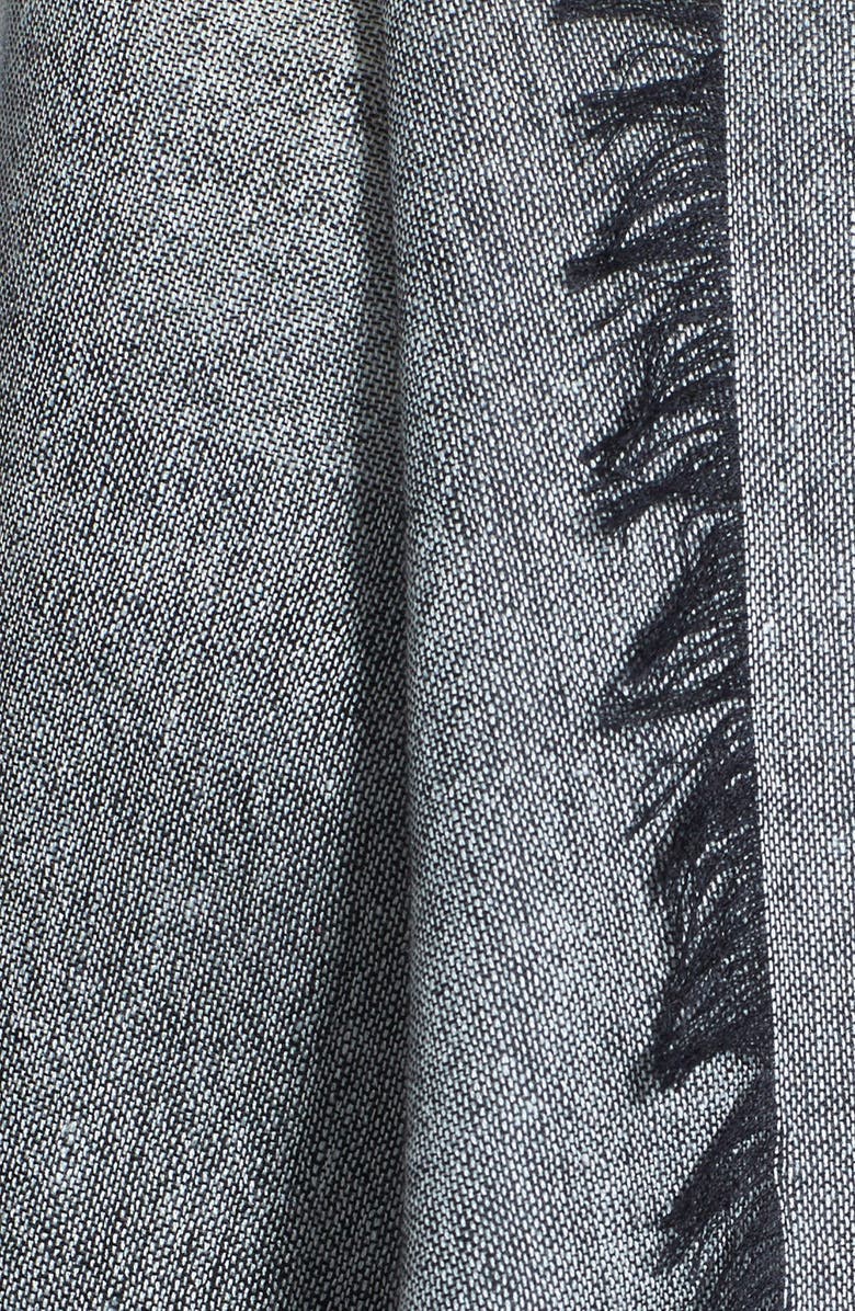 Nordstrom Colorblock Cashmere & Silk Scarf, Alternate, color, 