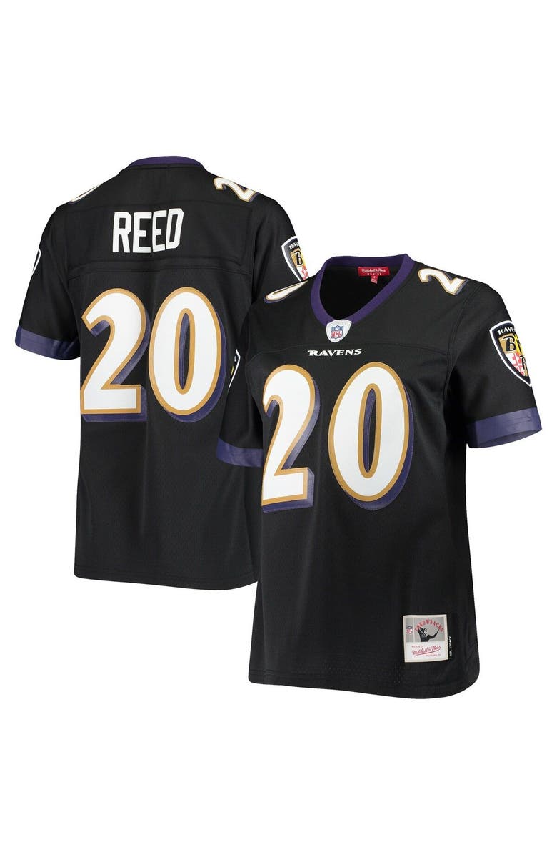 Mitchell & Ness Women's Mitchell & Ness Ed Reed Black Baltimore Ravens Legacy Replica Team Jersey, Alternate, color, 