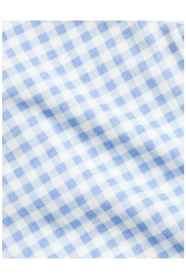 Cotton Gingham Polo, Bloomers & Sun Hat Set, Alternate, color, BLUE BABY GINGHAM W/ NEVIS PP