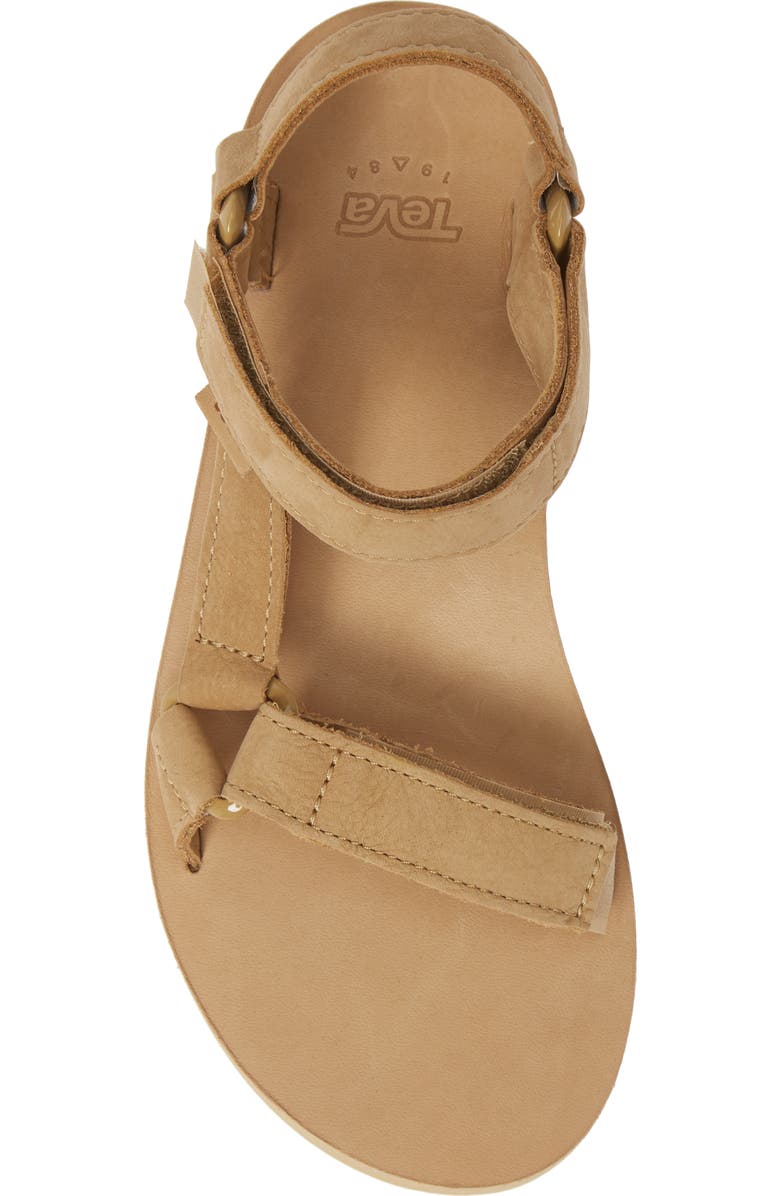 Teva Midform Universal Leather Sandal, Alternate, color, Desert Sand Leather