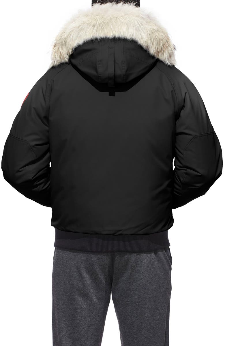 Canada Goose Chilliwack Down Bomber Jacket with Genuine Coyote Fur Trim, Alternate, color, 