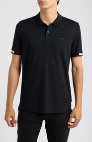 BOSS Parlay Solid Cotton Piqué Polo
