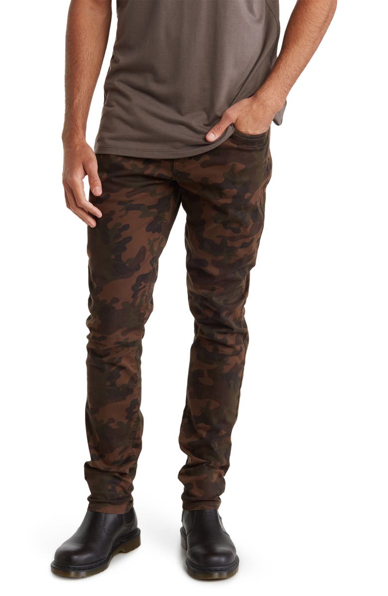 Hudson Jeans Ace Camo Skinny Jeans, Main, color, 