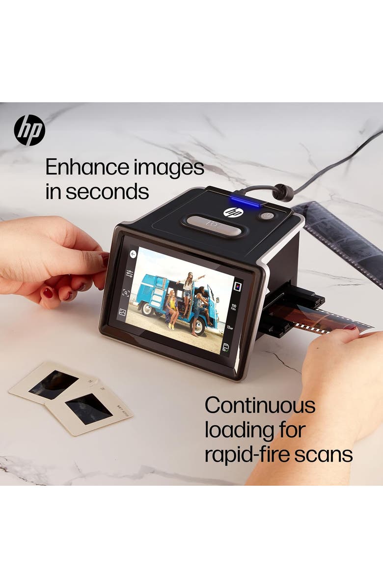 HP FilmScan Slide & Film Scanner 22MP, Alternate, color, Black
