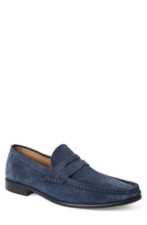 Lombardo Wrapped Moc Toe Penny Loafer (Men)