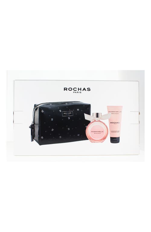 Rochas Mademoiselle Eau De Parfum 3-piece Gift Set $150 Value In Transparent