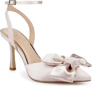 Jewel Badgley Mischka Francine Ankle Strap Pointed Toe Sandal