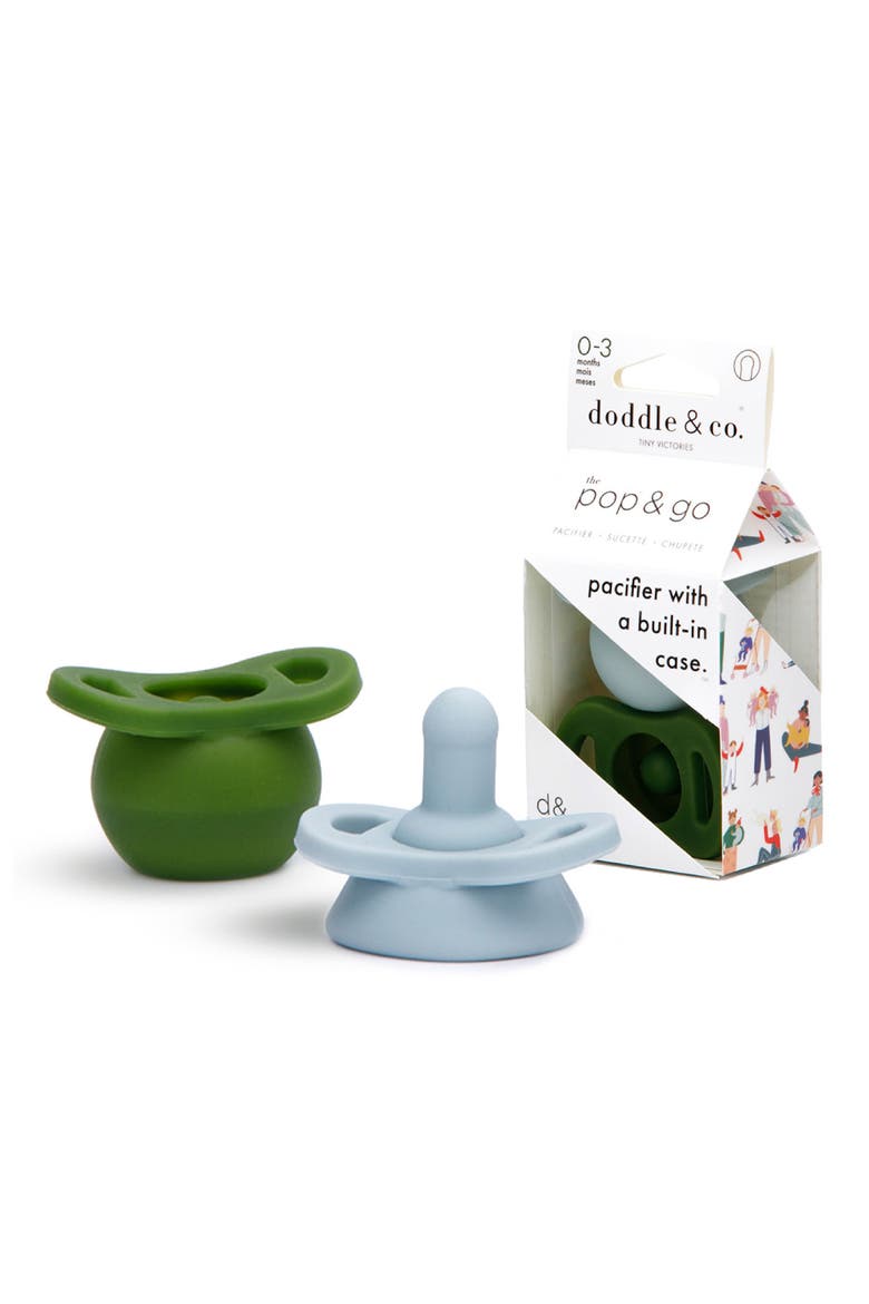 2-Pack Pop & Go Pacifier Set, Main, color, SCOUT/ CLOUD 9