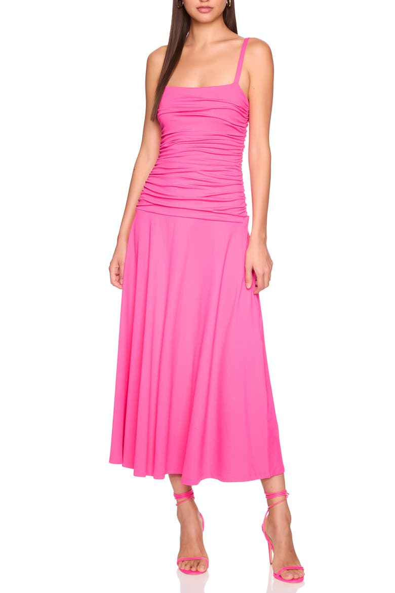 Ruched Sleeveless Maxi Dress, Main, color, BOOM
