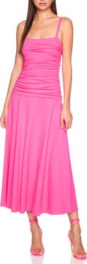 Susana Monaco Ruched Sleeveless Maxi Dress