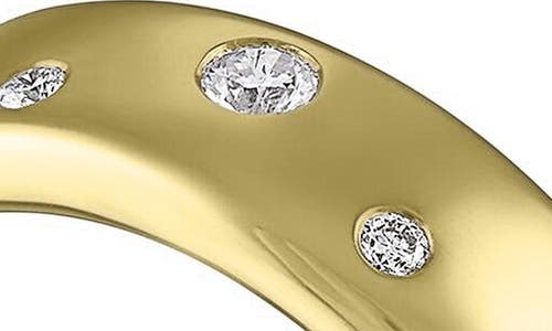 Shop Eden Presley Bubble Diamond Stacking Ring In Yellow Gold/diamond