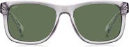 BOSS 1568 55mm Polarized Gradient Rectangular Sunglasses