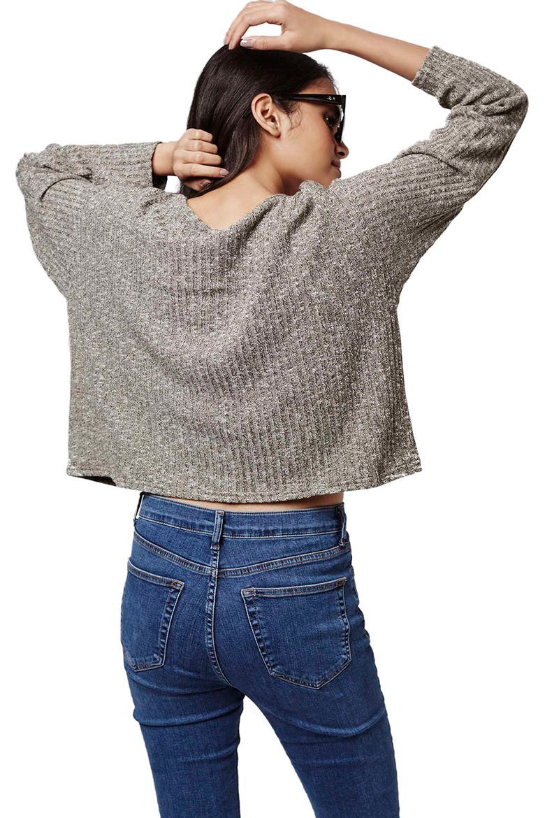 Ribbed Crop Top, Alternate, color, OLIVE