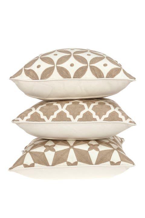Canita Transitional Pillow - 20" x 20" - Beige