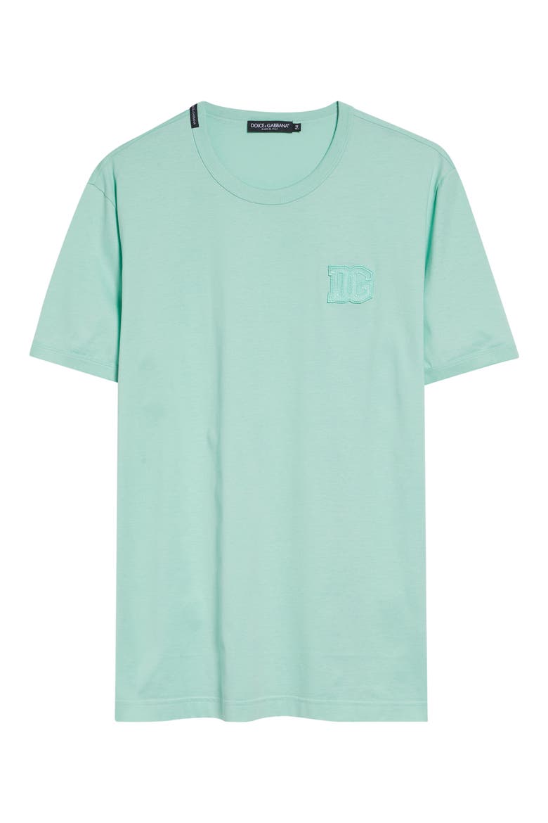 Logo Cotton Jersey T-Shirt, Alternate, color, V0234 VERDE ACQUA