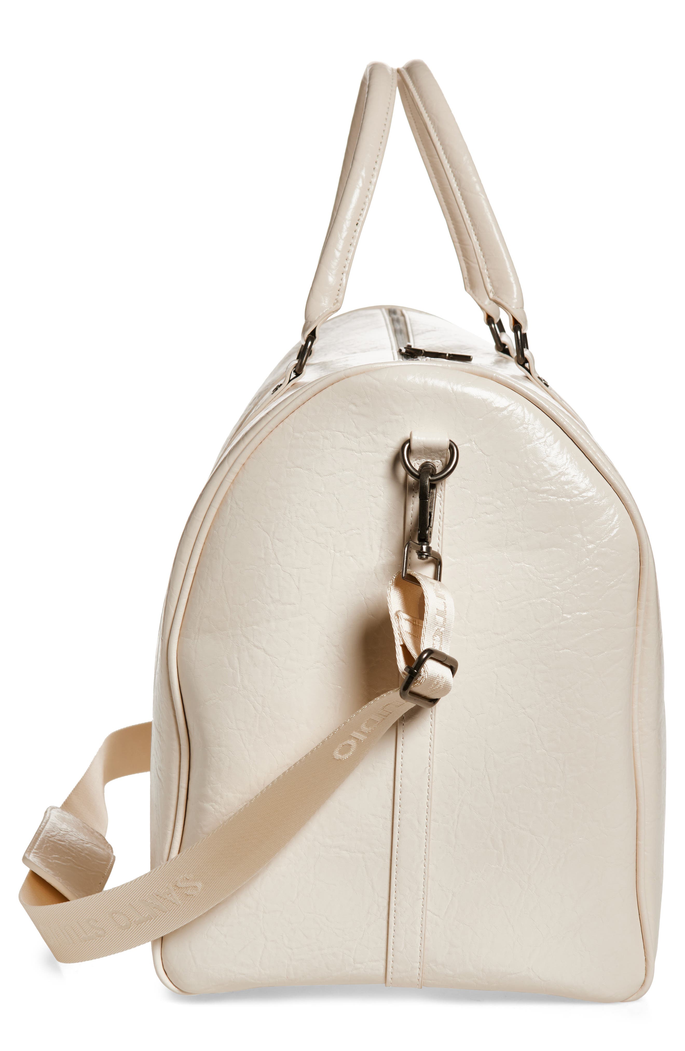 SANTO STUDIO Twitch Stenberg Ivory Duffel Bag, Alternate, color, Cream