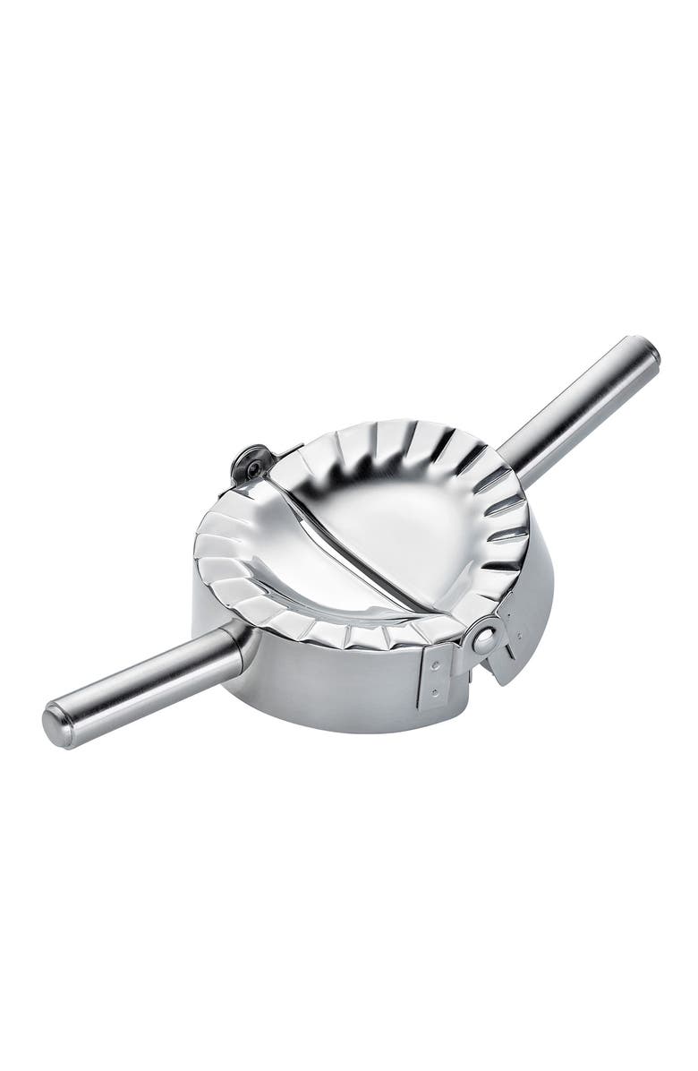 Kuchenprofi Ravioli, Pierogi, and Dumpling Press, Stainless Steel, 3.25-Inch, Main, color, Silver