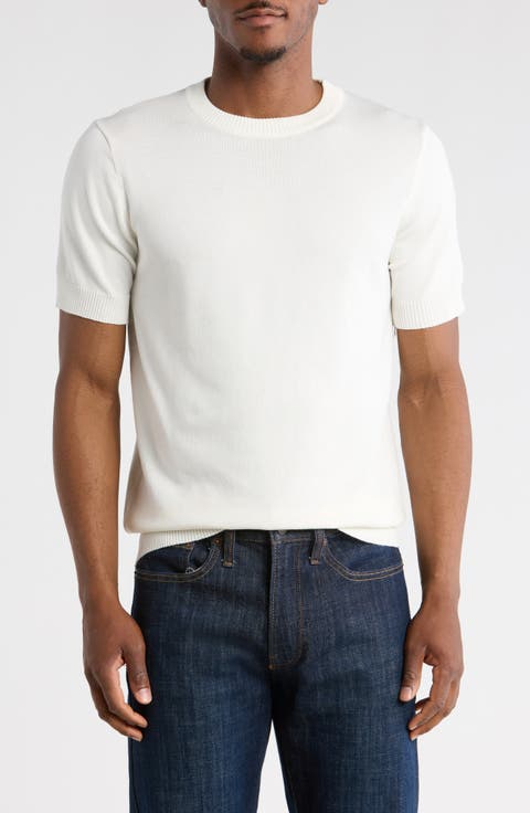 Short Sleeve Knit Sweater